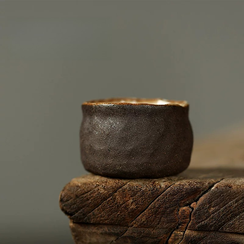Handmade Ceramic Mug - 수제 와비사비 거친 질감 도자기 찻잔
