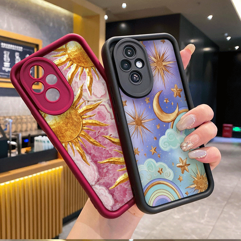 Huawei Mate 60 - 빈티지 골든 스타리 스카이 썬 문