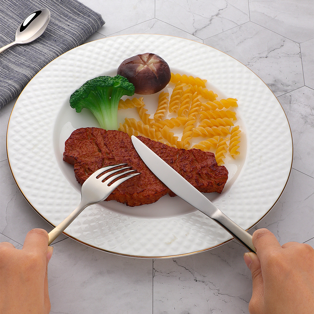 레인보우 Flatware 세트 골드 칼 세트 스테인레스 - Gold Plated Cutlery 리뷰 및 가격