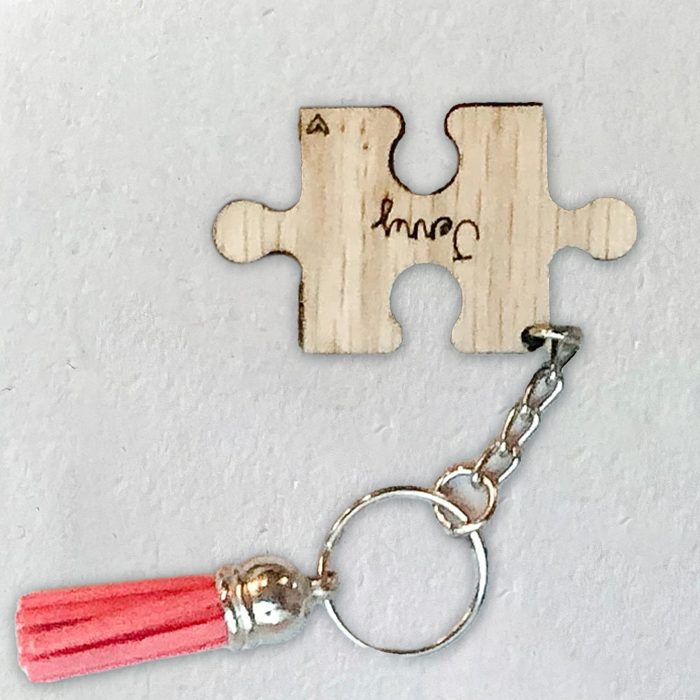 맞춤형 열쇠고리 - 개인 맞춤형 PMMA 퍼즐 모양 이 - Personalized Engraved Gift 리뷰 및 가격