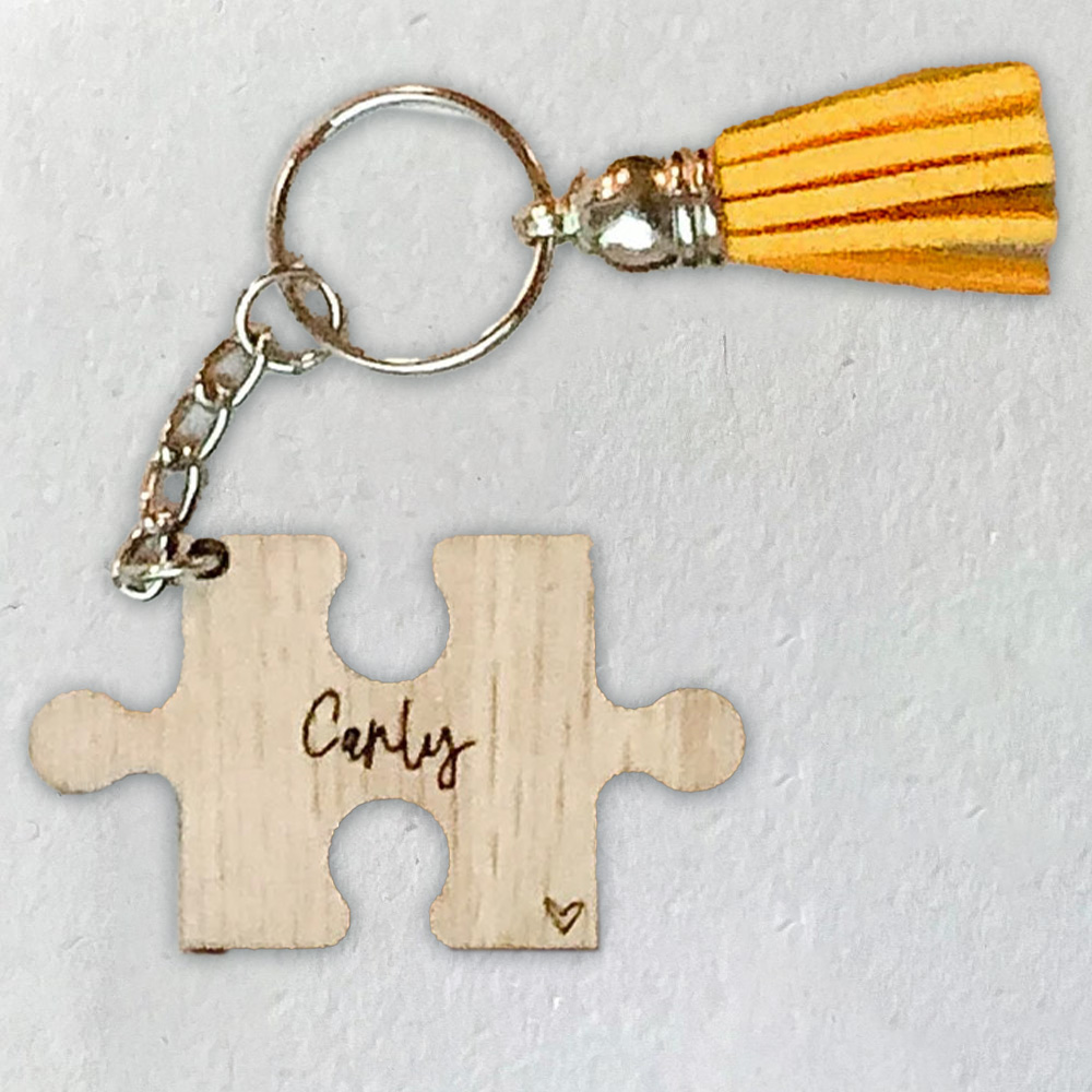 맞춤형 열쇠고리 - 개인 맞춤형 PMMA 퍼즐 모양 이 - Personalized Engraved Gift 리뷰 및 가격