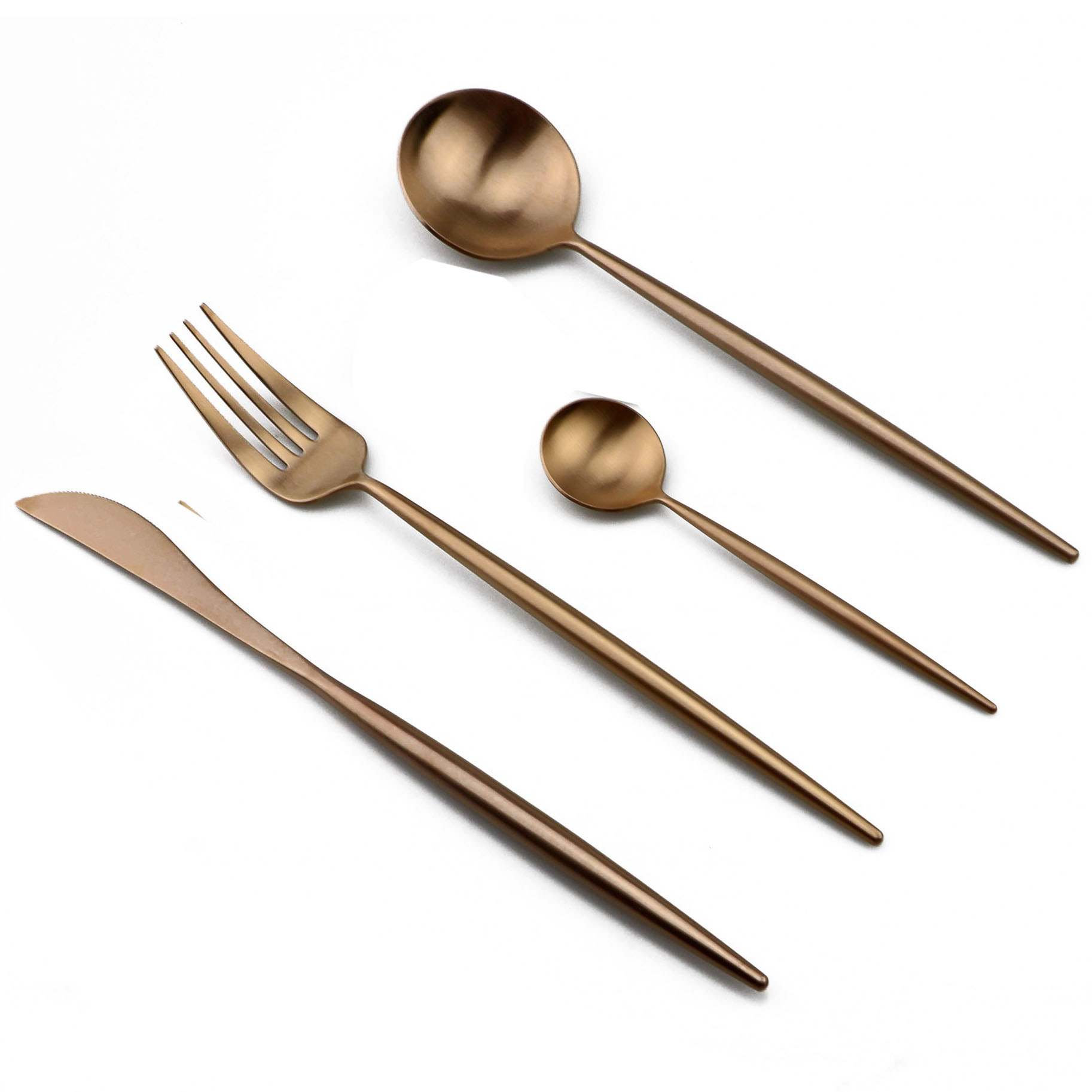 로즈 골드 커트레이 세트, 웨딩 식기 세트, 포크 나이 - Gold Plated Cutlery 리뷰 및 가격