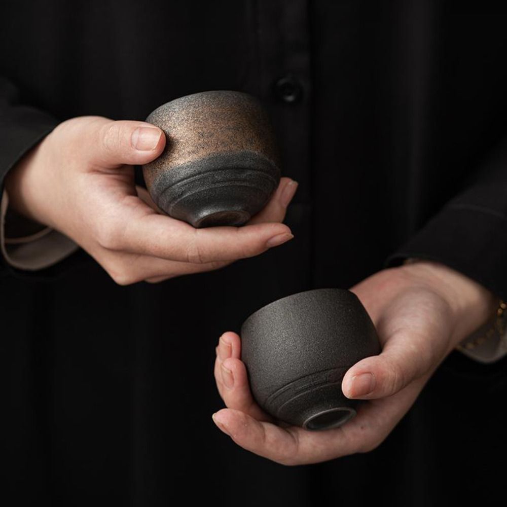 쿵푸 차 세트 일본 석기 차컵 고대 스타일 레트로 마스 - Handmade Ceramic Mug 리뷰 및 가격