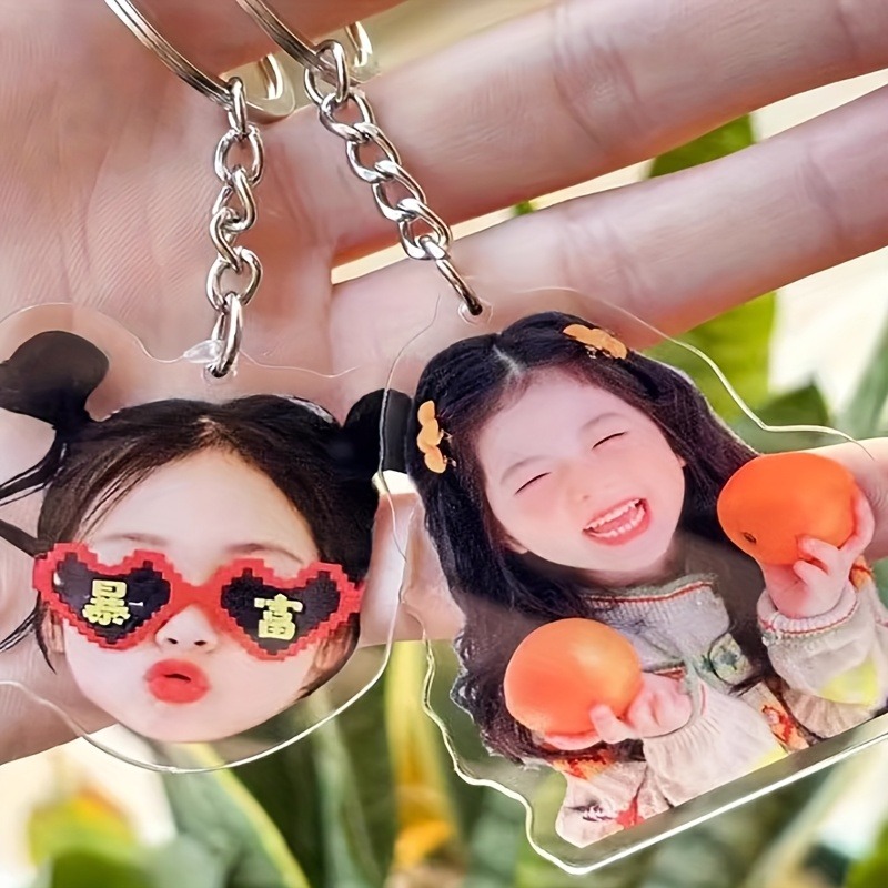 맞춤형 커플 사진 및 텍스트 키체인, 개인 맞춤 아크릴 - Personalized Engraved Gift 리뷰 및 가격
