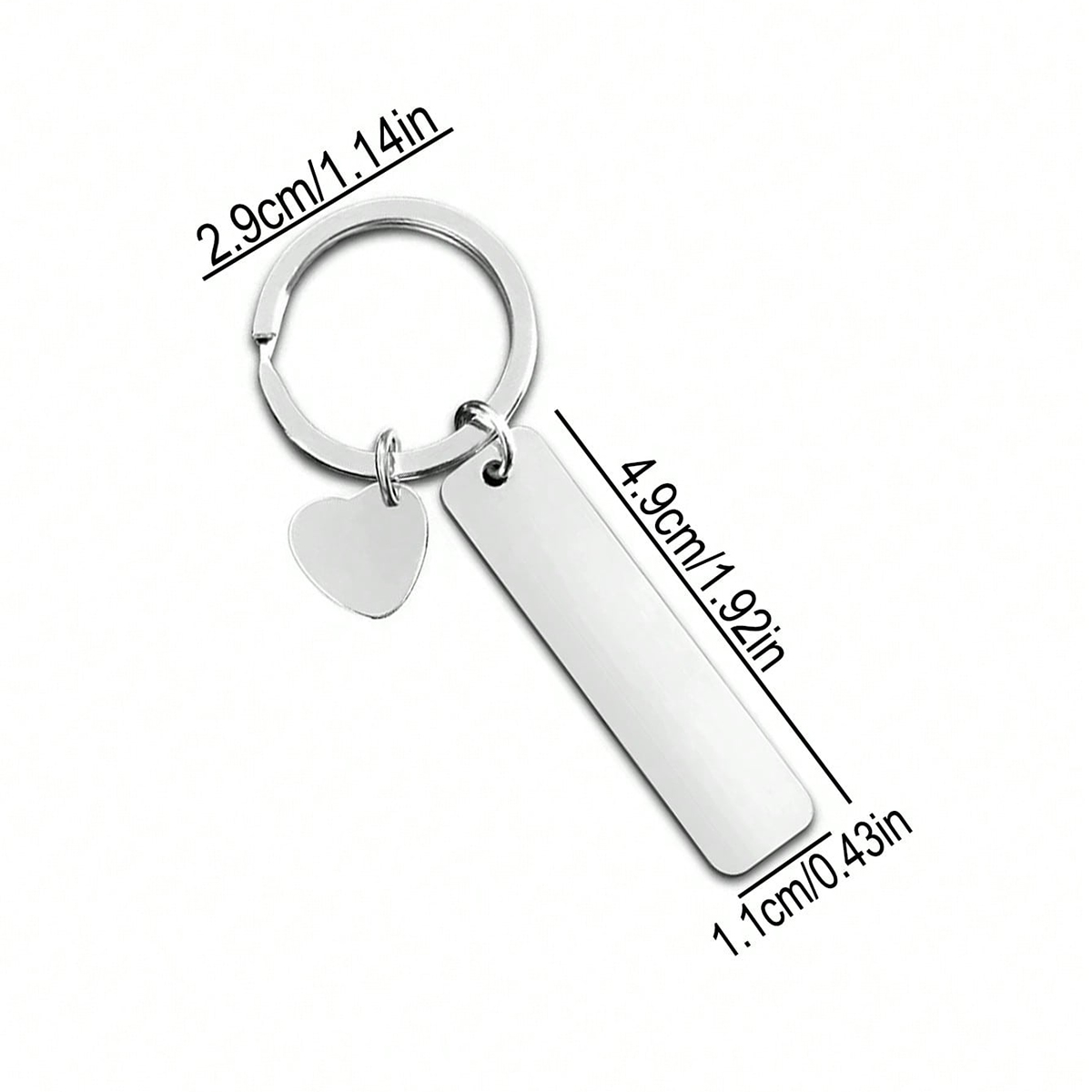 맞춤형 텍스트 키체인 개인 맞춤 이름 키링 금속 발렌타 - Personalized Engraved Gift 리뷰 및 가격