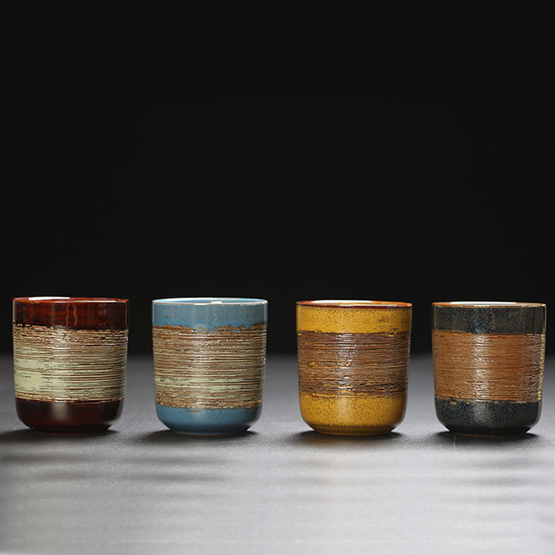 일본 가마 찻잔, 크리에이티브 브러시 커피 컵, 레트로 - Handmade Ceramic Mug 리뷰 및 가격