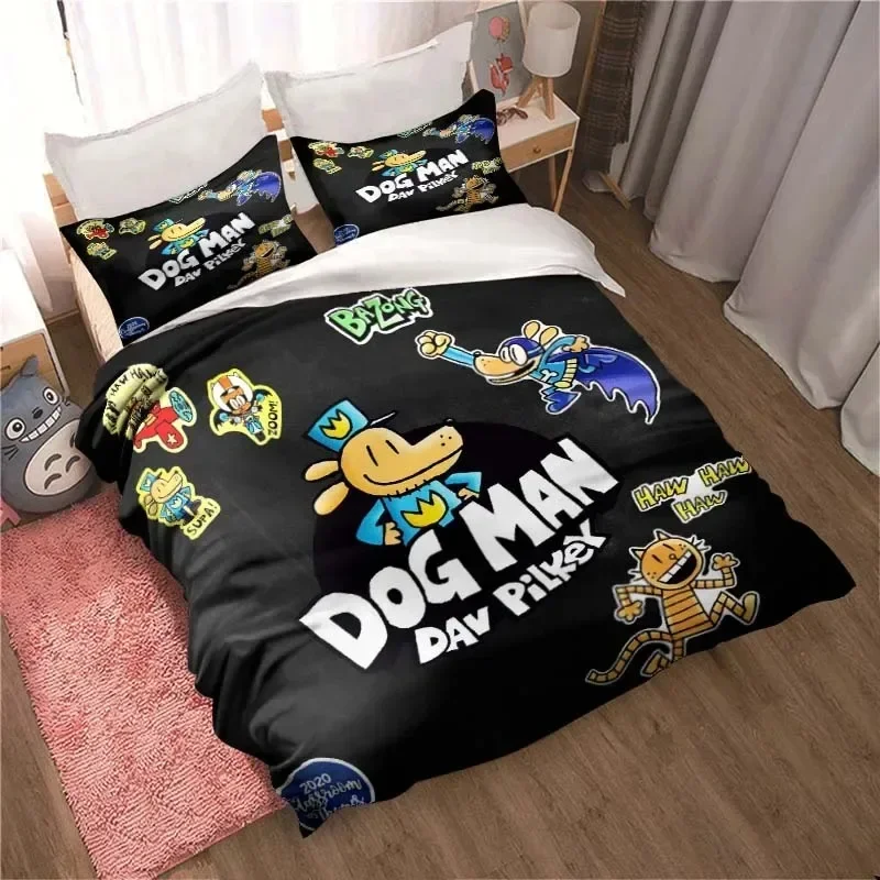 독맨 귀여운 만화 패턴 프린트 침구 세트 이불 커버 베 - Linen Duvet Cover 리뷰 및 가격