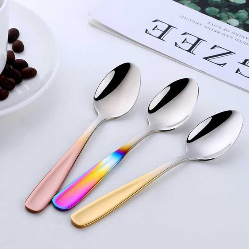 럭셔리 스테인레스 스틸 미니 스푼 세트 1 개, 아이스 - Gold Plated Cutlery 리뷰 및 가격
