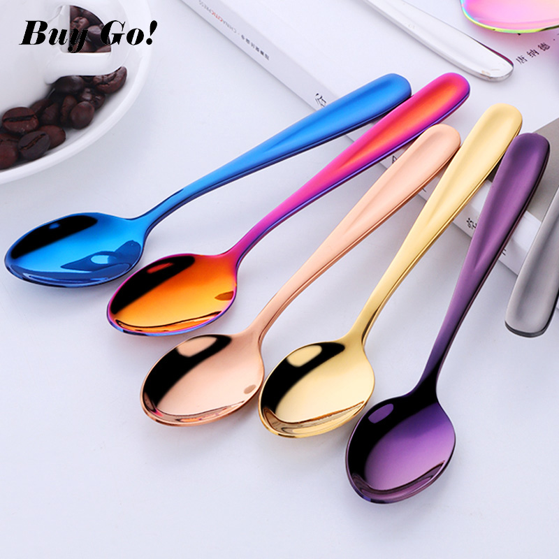 럭셔리 스테인레스 스틸 미니 스푼 세트 1 개, 아이스 - Gold Plated Cutlery 리뷰 및 가격