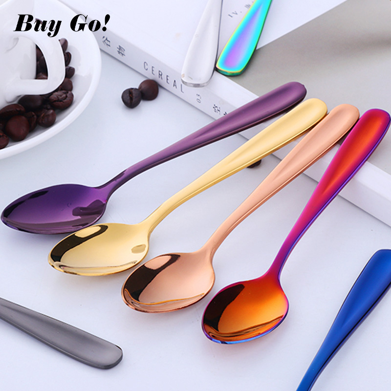 럭셔리 스테인레스 스틸 미니 스푼 세트 1 개, 아이스 - Gold Plated Cutlery 리뷰 및 가격