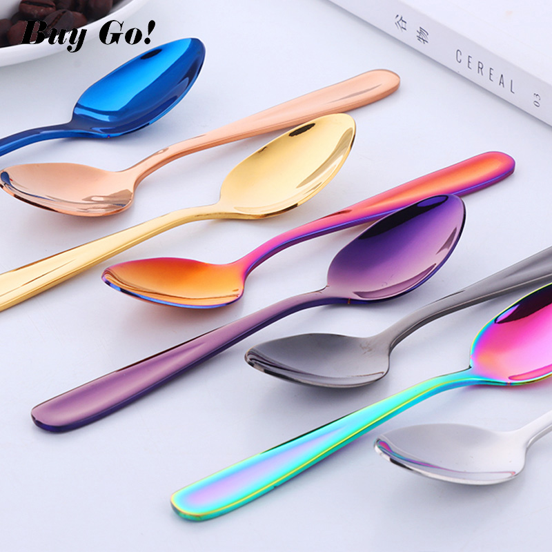 럭셔리 스테인레스 스틸 미니 스푼 세트 1 개, 아이스 - Gold Plated Cutlery 리뷰 및 가격