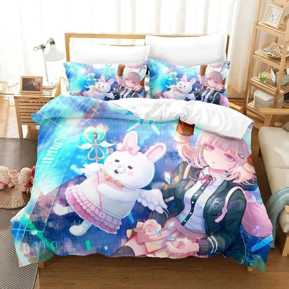 3D Danganronpa V3 Y2k 소녀용 이불 프 - Linen Duvet Cover 리뷰 및 가격