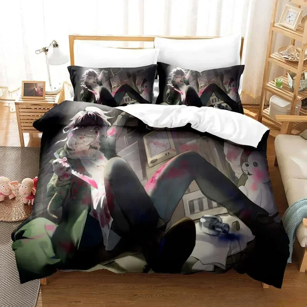 3D Danganronpa V3 Y2k 소녀용 이불 프 - Linen Duvet Cover 리뷰 및 가격