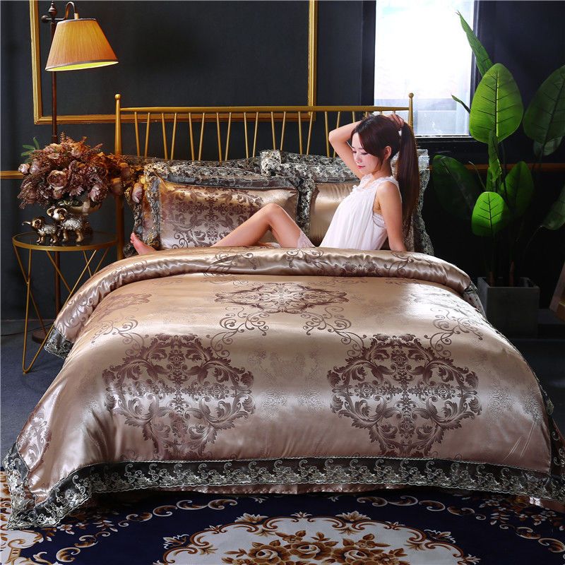유럽풍 클래식 럭셔리 4종 침구 세트 자카드 텐셀 모달 - Linen Duvet Cover 리뷰 및 가격