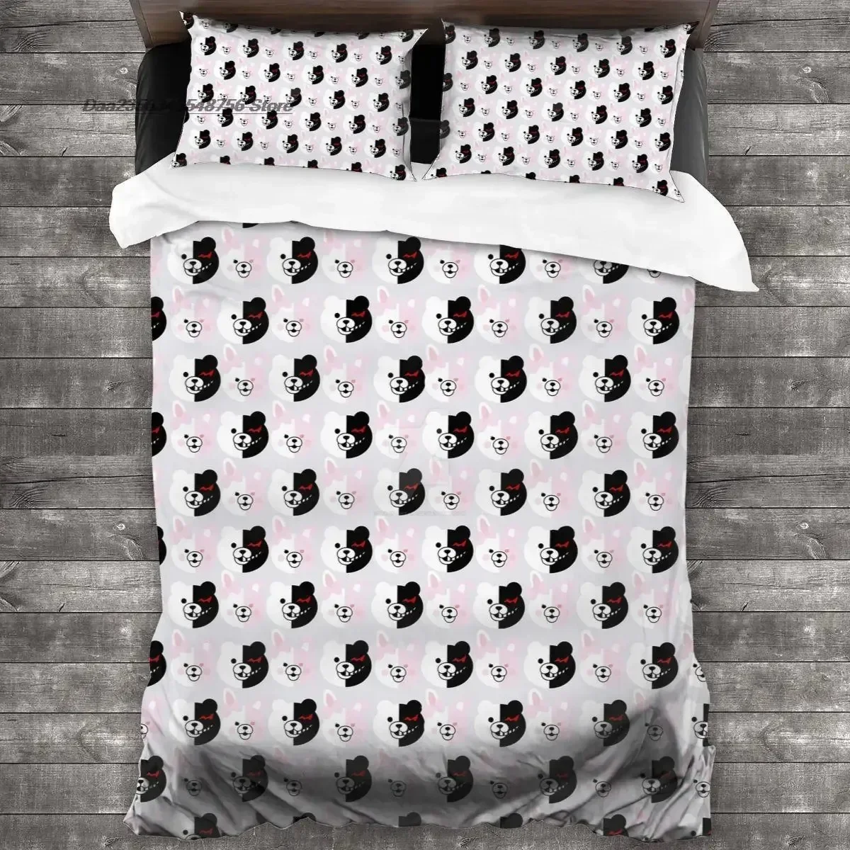 3D 프린트 만화 Danganronpa Monokuma - Linen Duvet Cover 리뷰 및 가격