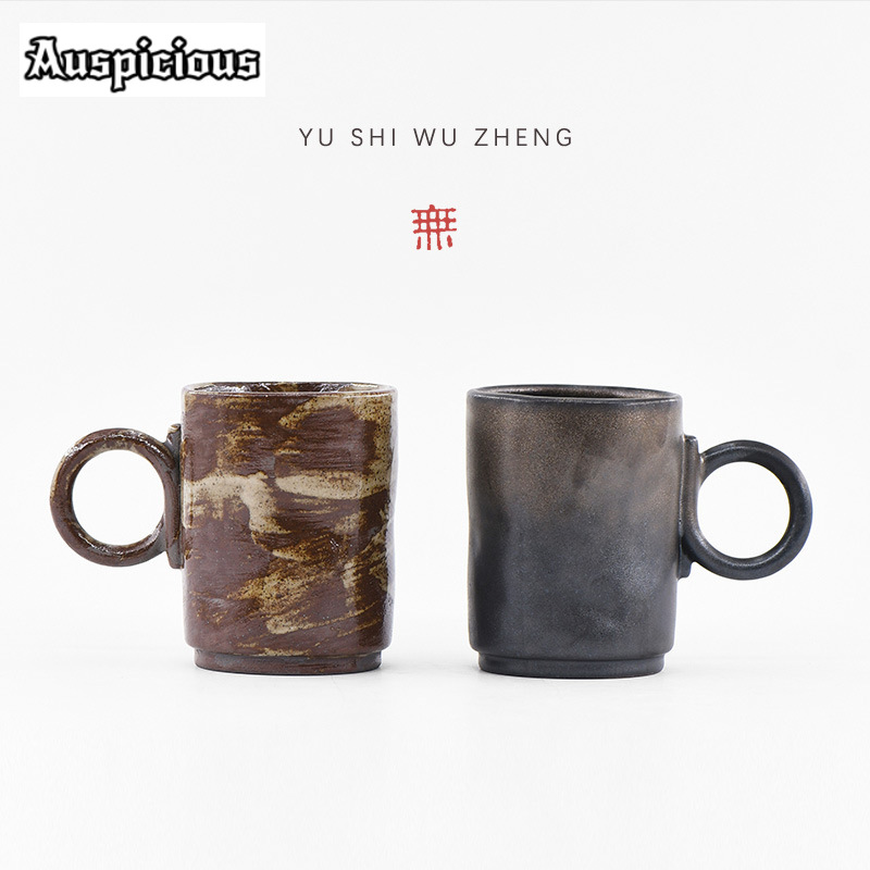수제 와비사비 스톤웨어 머그잔, 일본 커피 컵, 레트로 - Handmade Ceramic Mug 리뷰 및 가격