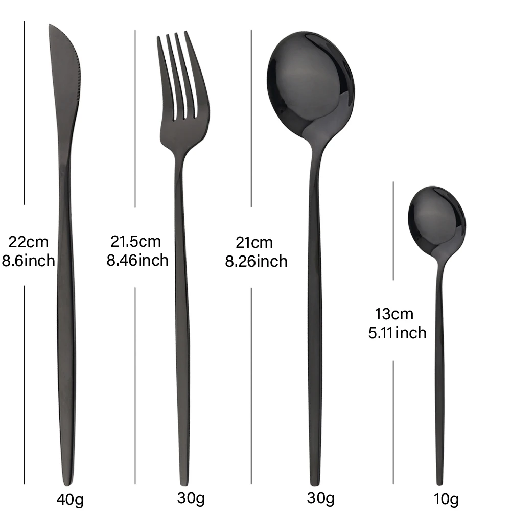 16Pcs 골드 식기류 스테인레스 스틸 칼 붙이 세트  - Gold Plated Cutlery 리뷰 및 가격