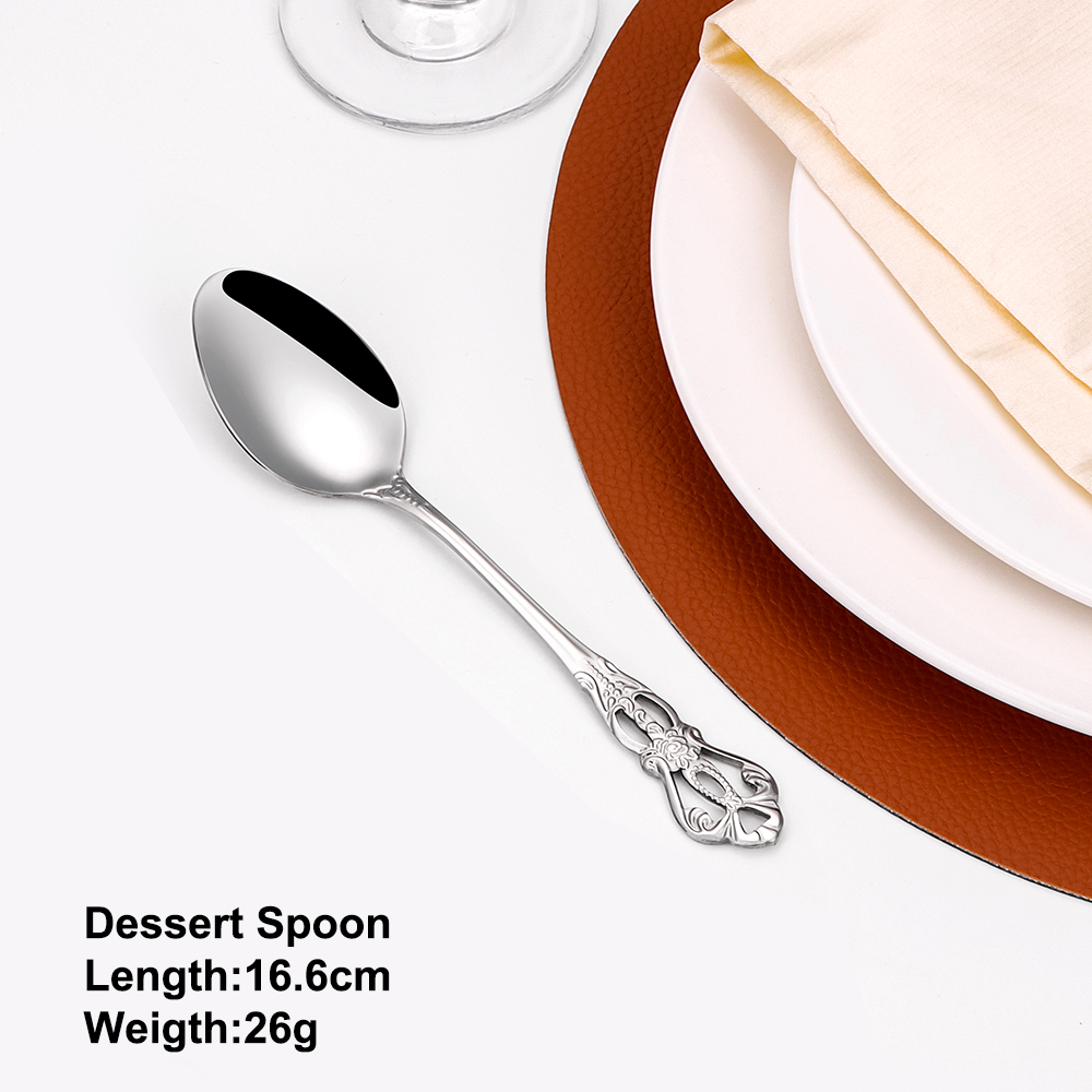 골드 디저트 스푼, 스테인리스 스틸 커트레이 아이스크림 - Gold Plated Cutlery 리뷰 및 가격